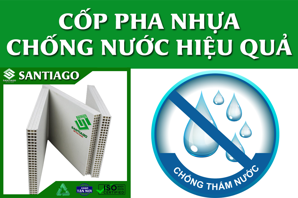coppha nhựa santiago chống nước , chống mối mọt, kháng hóa chất