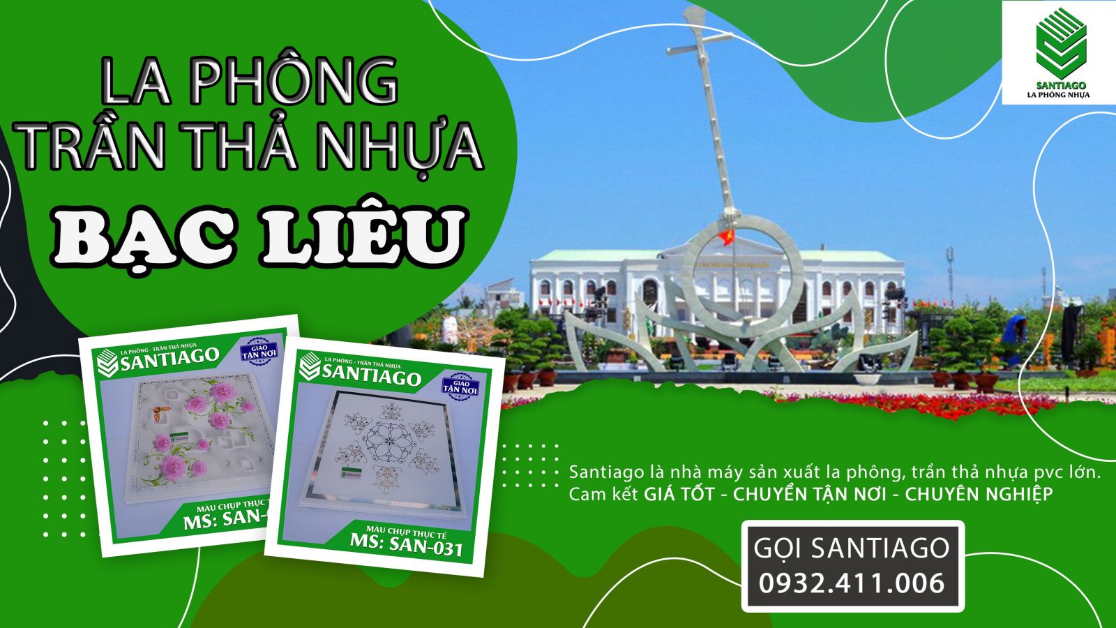 la phông nhựa trần thả nhựa tại Bạc Liêu