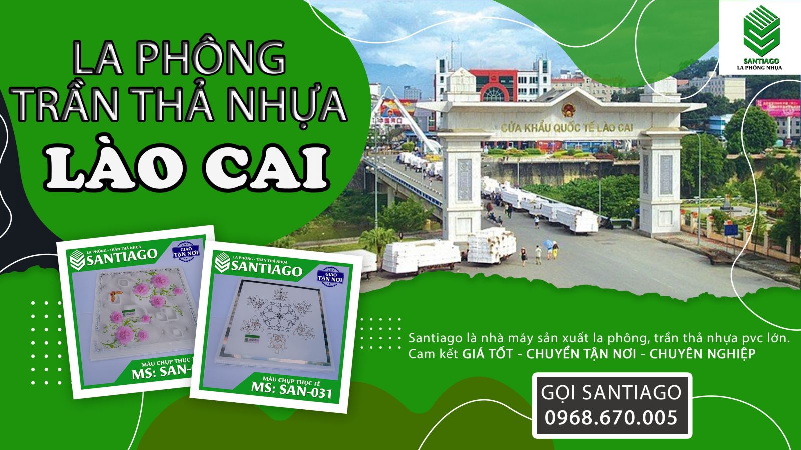 Với chất lượng tuyệt vời và độ bền cao, sản phẩm này được ưa chuộng trong việc trang trí nội thất và tạo không gian sang trọng đẳng cấp. Hãy chiêm ngưỡng các hình ảnh liên quan đến La phông-Trần Thả Nhựa Lào Cai-Santiago để khám phá điều này.