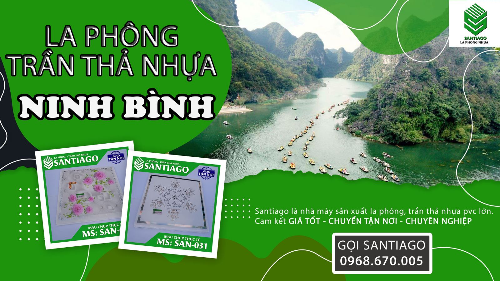 la phông nhựa trần thả nhựa tại Ninh Bình