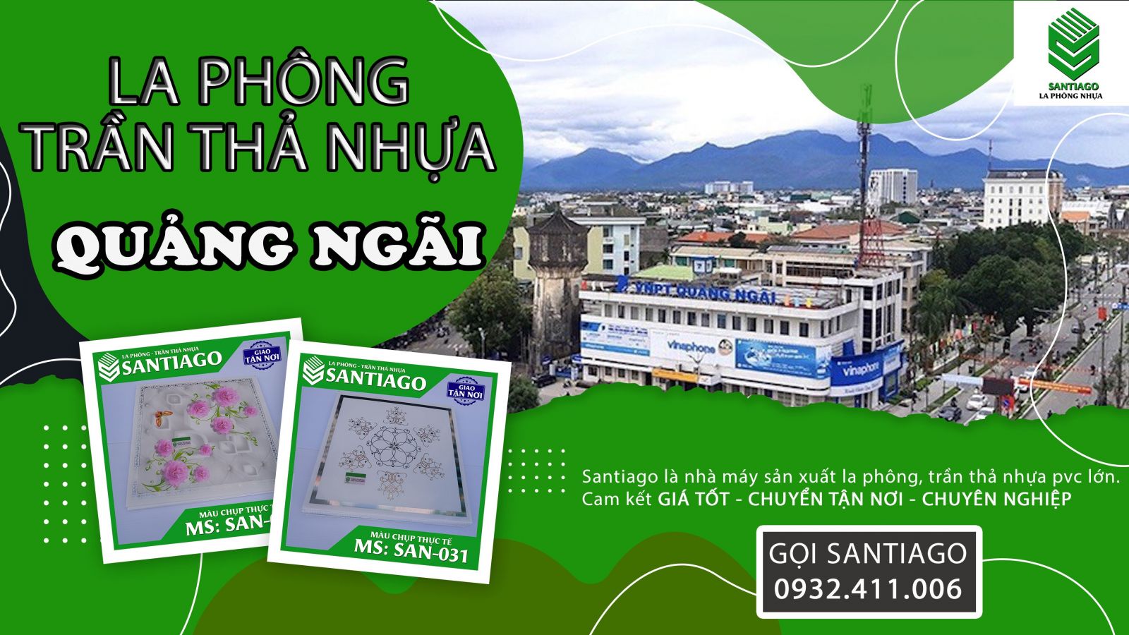 la phông nhựa trần thả nhựa tại quảng ngãi